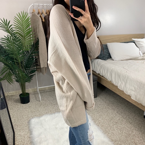 🆕 Madeline - Almond Lightweight Cardigan - Picture 7 of 7